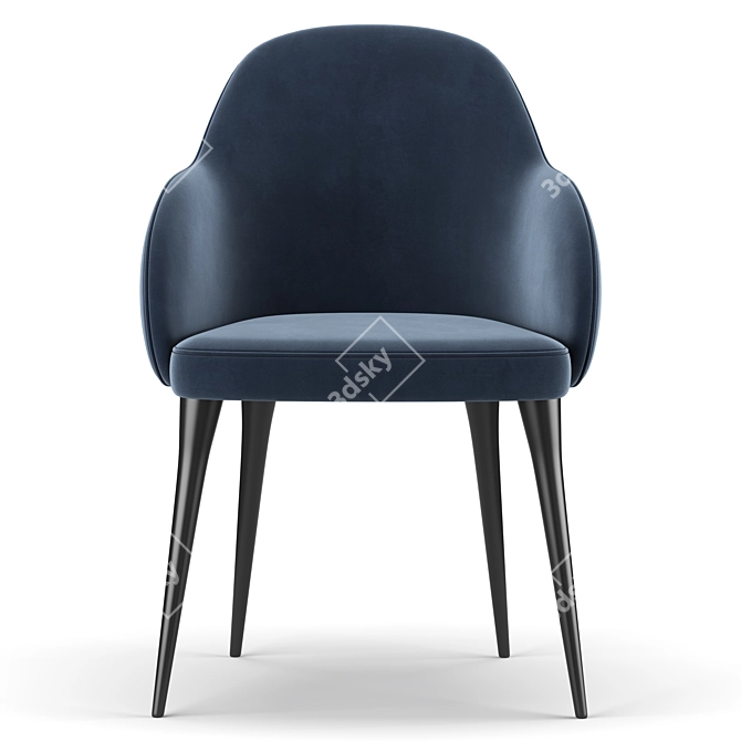 Sleek and Elegant Giulia Chair 3D model image 3