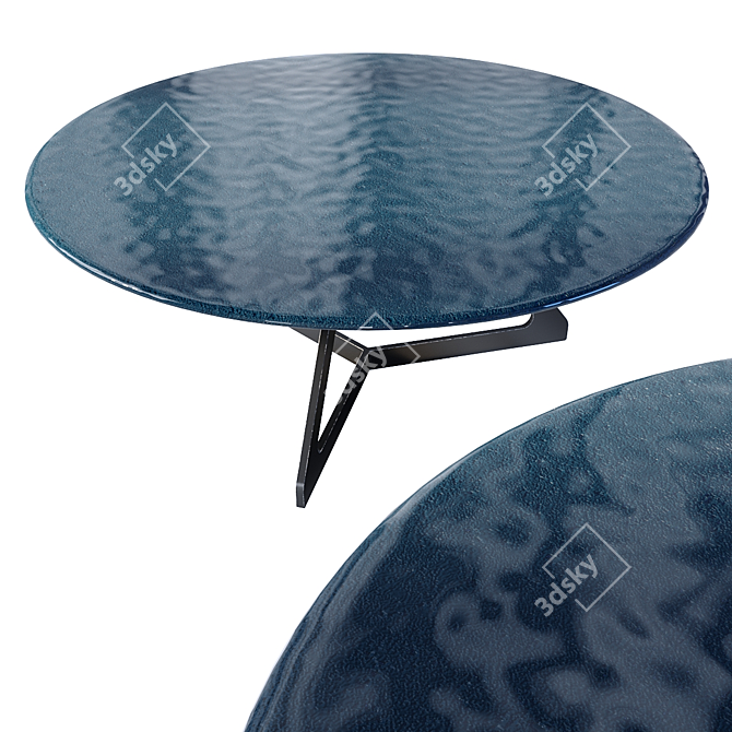 Fiam Italia Lakes Coffee Table: Sleek and Stylish 3D model image 1