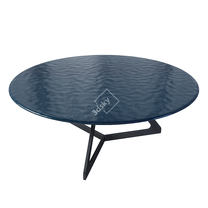 Fiam Italia Lakes Coffee Table: Sleek and Stylish 3D model image 3