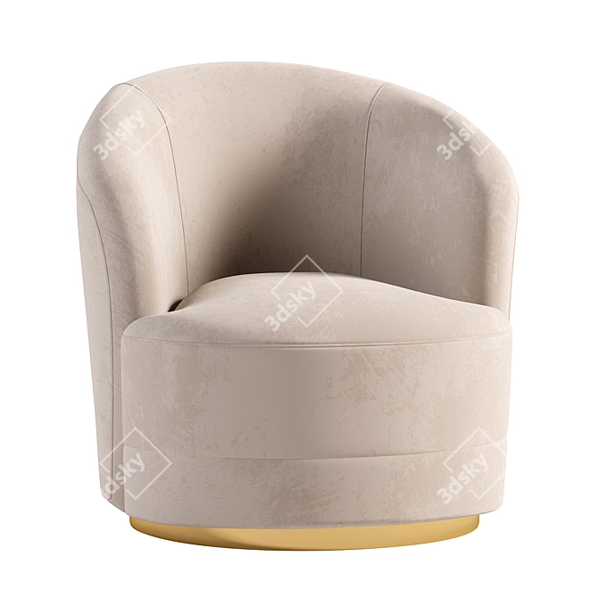 Modern Millie Chair: Sleek Design for Contemporary Spaces 3D model image 1