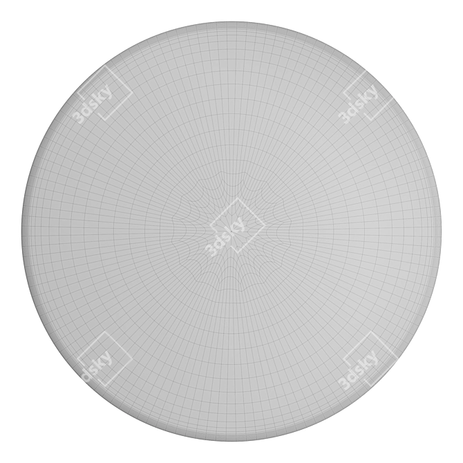 Handcrafted Round Carpets from Jonathan Adler 3D model image 3