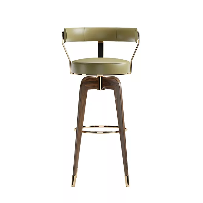 Sleek Bar Chair GILMORE 3D model image 2