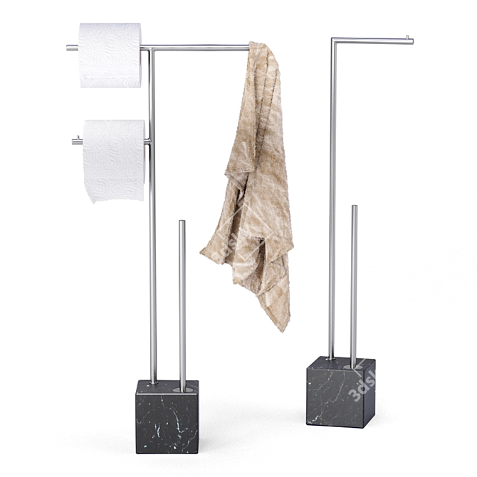 Antonio Lupi Biviocombi: Versatile Bathroom Accessory 3D model image 1