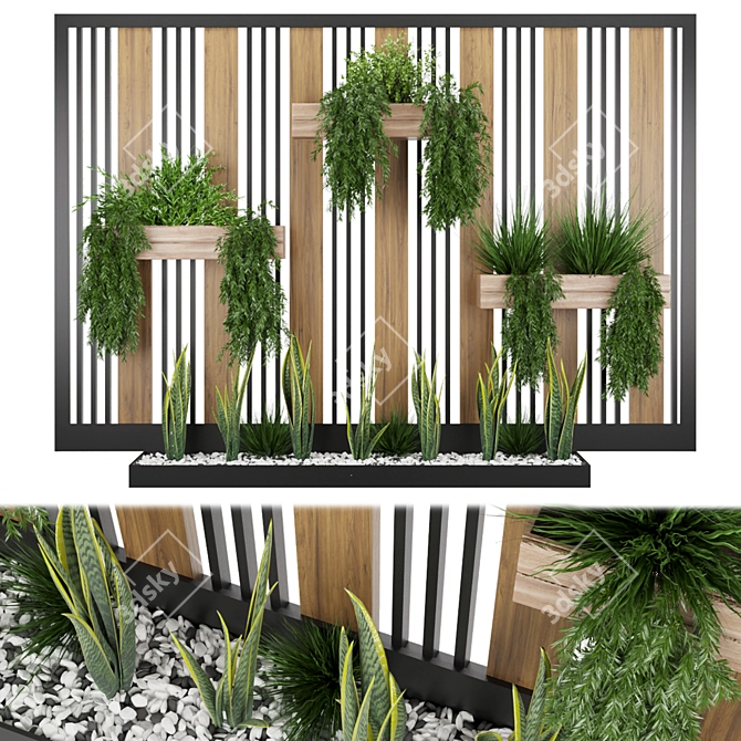 Botanical Bliss: Vol 117 Greenery Collection 3D model image 1