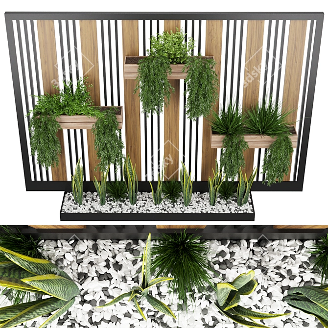 Botanical Bliss: Vol 117 Greenery Collection 3D model image 2