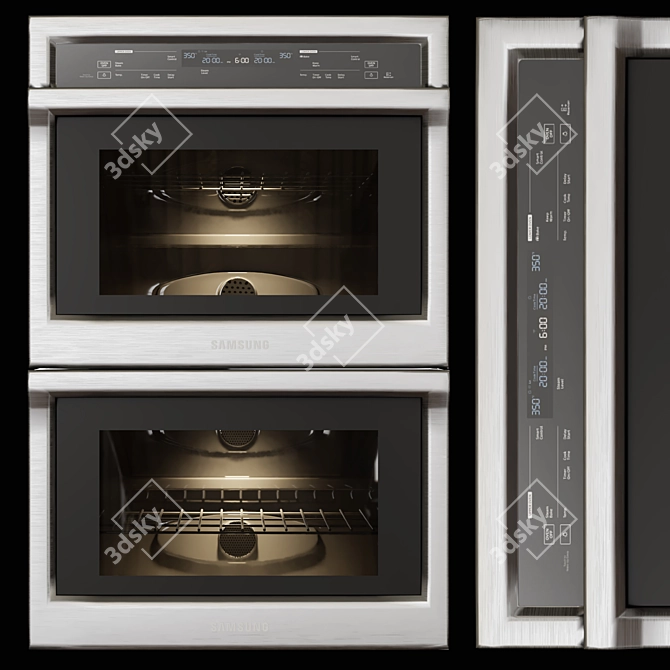 Samsung Kitchen Appliance Set 3D model image 3