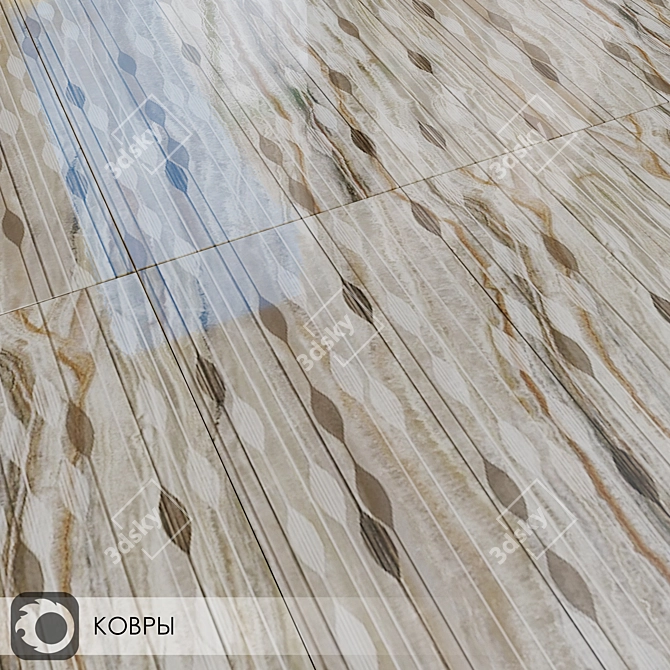 Milano Ceramic Tiles 119.5x238.5 - Elegant Flooring Solution 3D model image 3