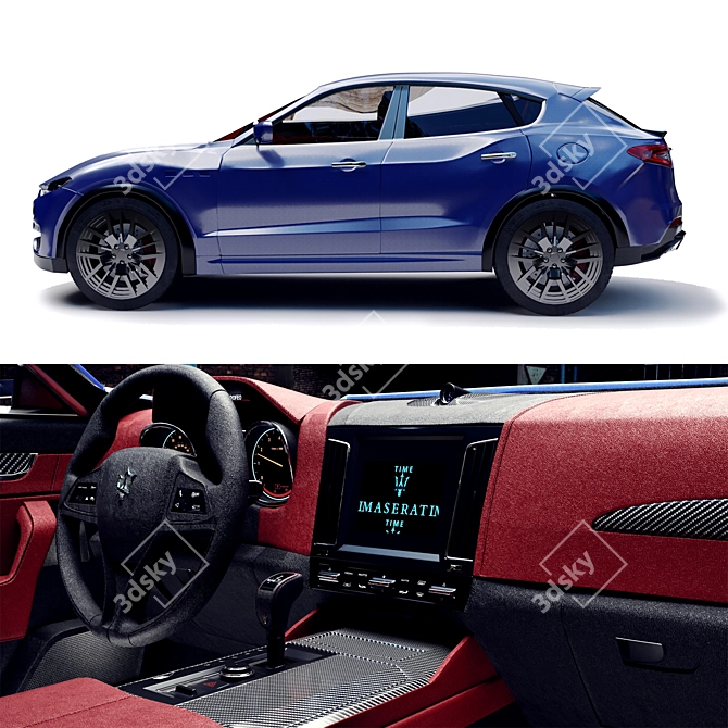 Exquisite Maserati Levante 3D Model 3D model image 2