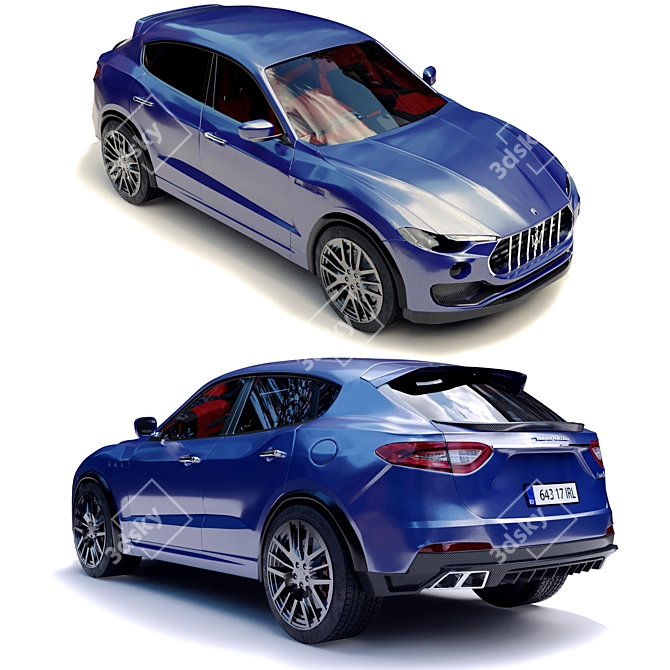Exquisite Maserati Levante 3D Model 3D model image 3
