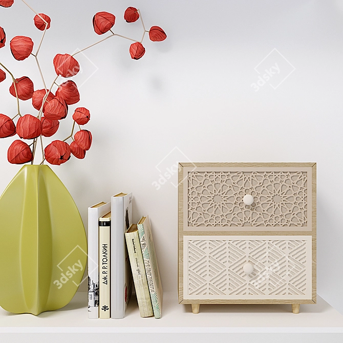 Scandinavian Chic Home Decor 3D model image 2