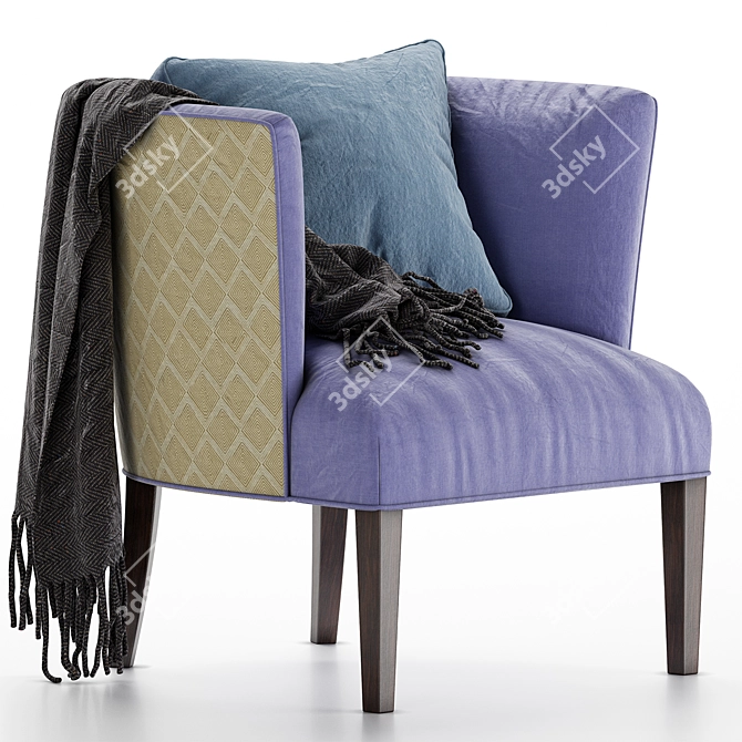 Elegant Sylvia Arhaus Chair 3D model image 1