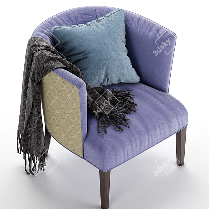 Elegant Sylvia Arhaus Chair 3D model image 3