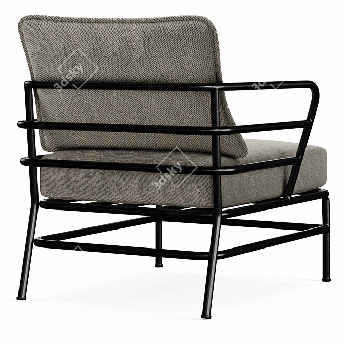 MARELUZ: Stylish Comfort Lorem armchair 3D model image 3