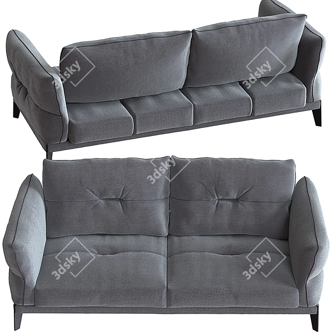 Corsica Saiwala Sofa 3D model image 2