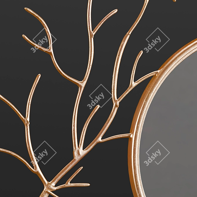 Sequoia Mirror - Elegant and Stylish 3D model image 2