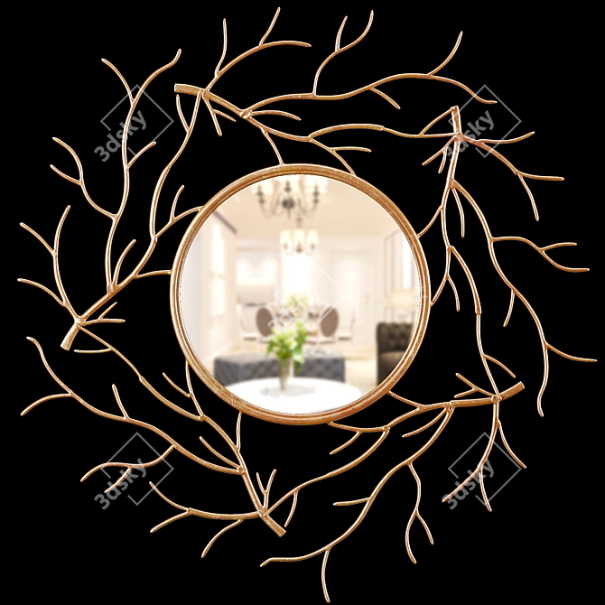 Sequoia Mirror - Elegant and Stylish 3D model image 5