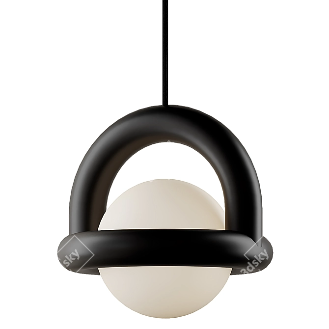 Dazzling Balloon Pendant Lights 3D model image 3