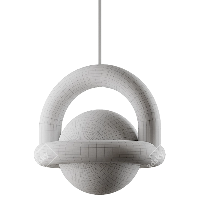 Dazzling Balloon Pendant Lights 3D model image 4