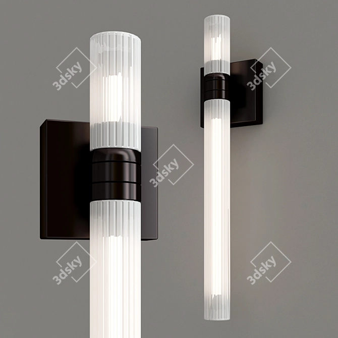 Contemporary THERNA Wall Lamp 3D model image 1