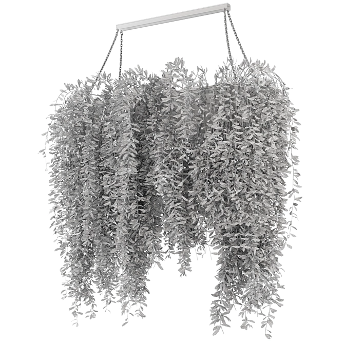 Metal Box Indoor Hanging Plants - Set 82 3D model image 5