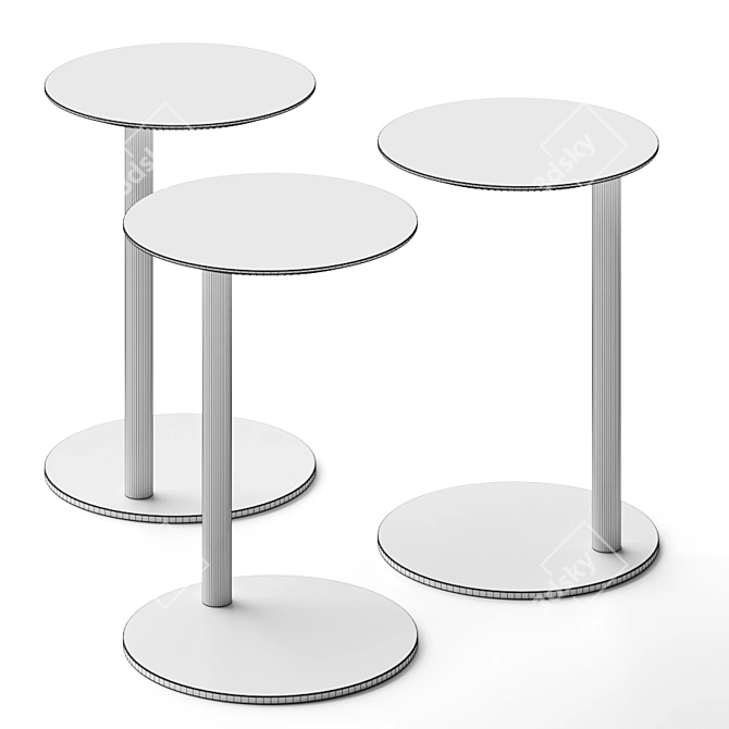 Elegant Poise Coffee Tables 3D model image 2