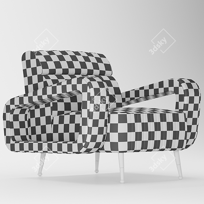 Vical Sladki Lounge Chair 3D model image 1