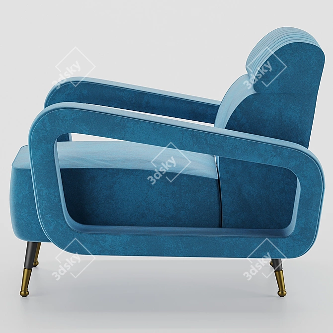 Vical Sladki Lounge Chair 3D model image 2