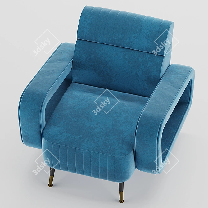 Vical Sladki Lounge Chair 3D model image 3