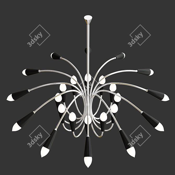 Modern Delightfull Aretha Suspension 3D model image 4