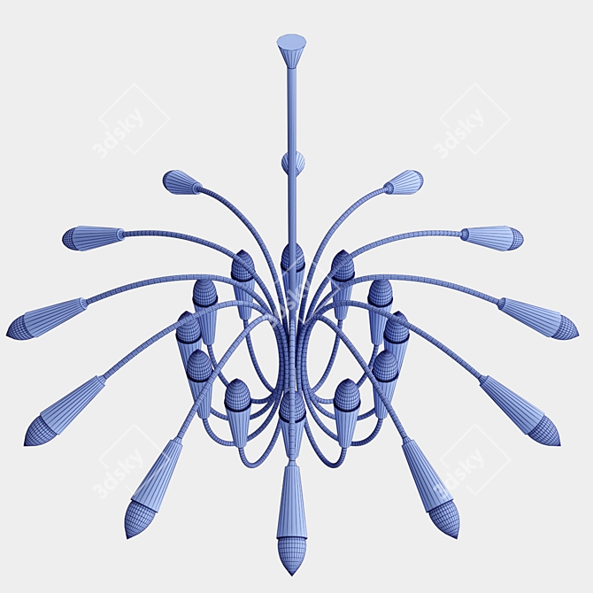 Modern Delightfull Aretha Suspension 3D model image 5