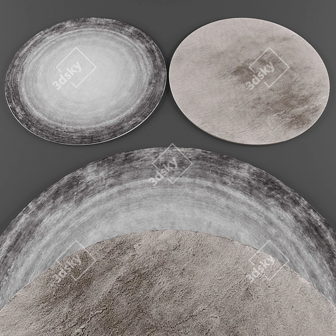 Round Rugs Collection 3D model image 2