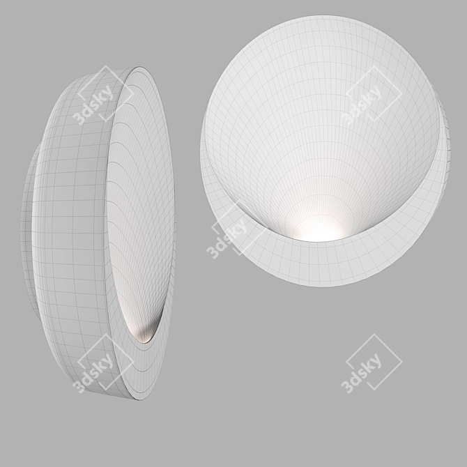 Contemporary Dots Wall Lamp 3D model image 5