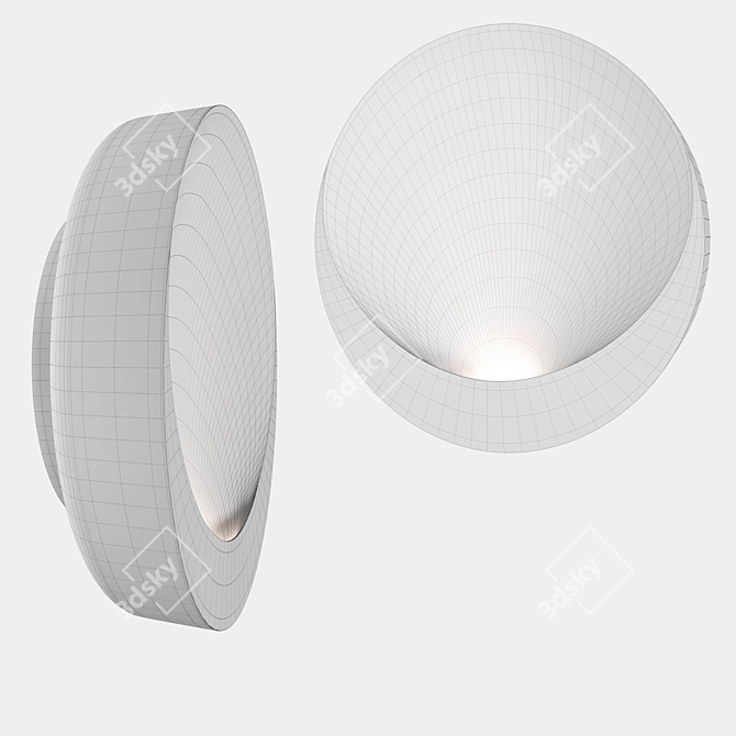 Contemporary Dots Wall Lamp 3D model image 9