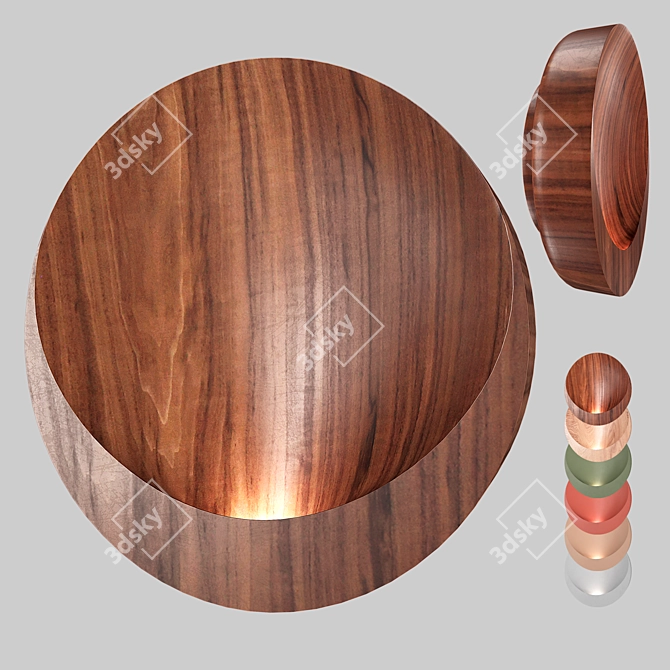 Contemporary Dots Wall Lamp 3D model image 10