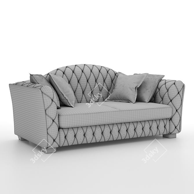 Simpatico Luxury Sofa 3D model image 3