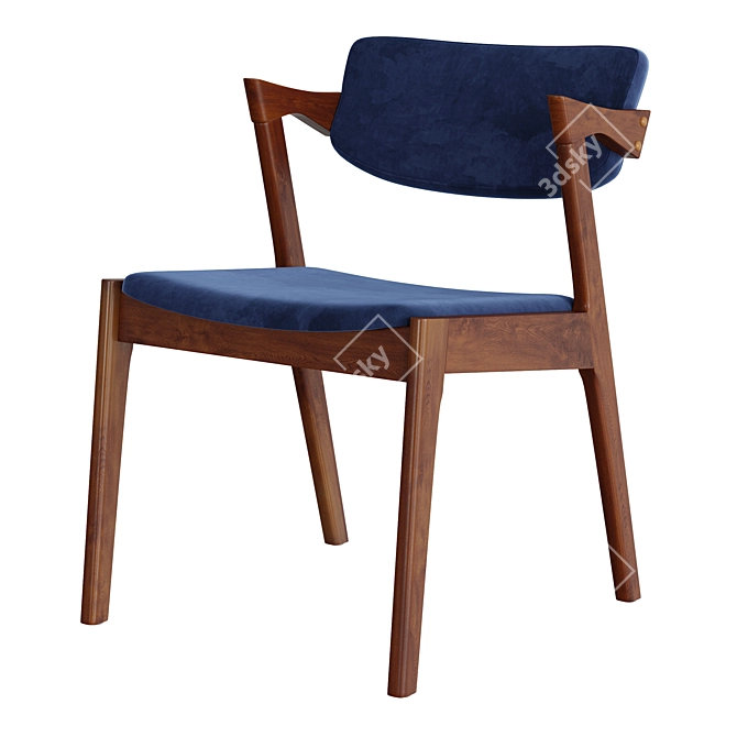 Kai Deephouse Chair: Sophisticated Style, Comfort, and Durability 3D model image 1