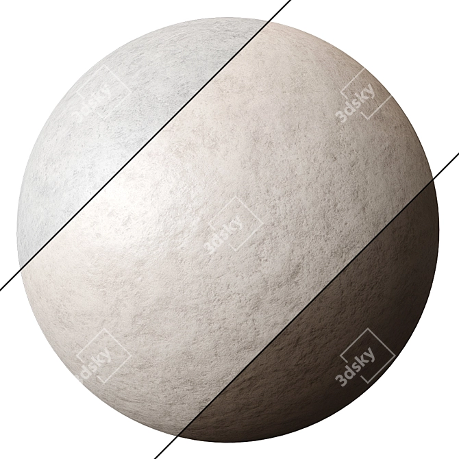 Seamless Plaster Texture Set 3D model image 2