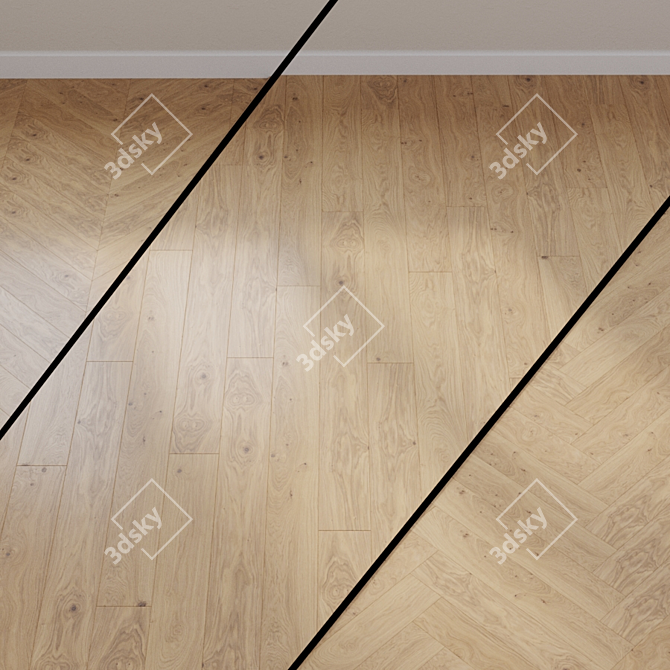 HARO PARQUET 4000 Plaza Oak 3D model image 1