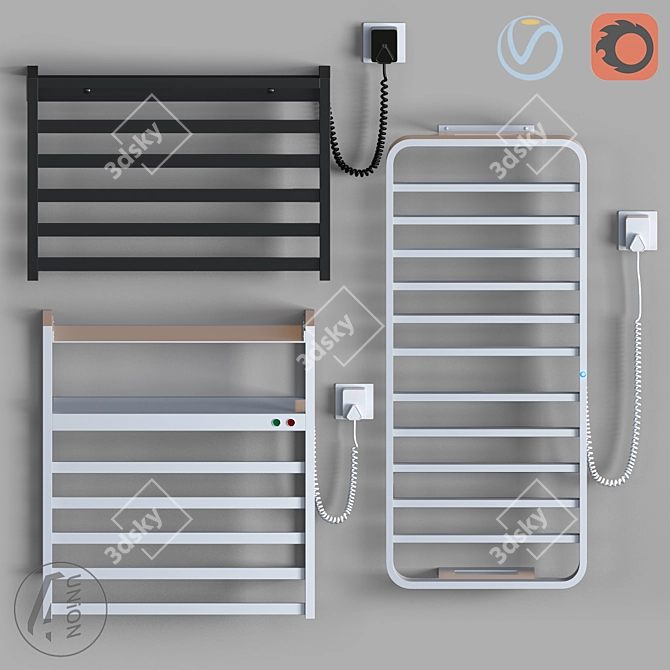 Microfaset GTR Towel Dryer 3D model image 1