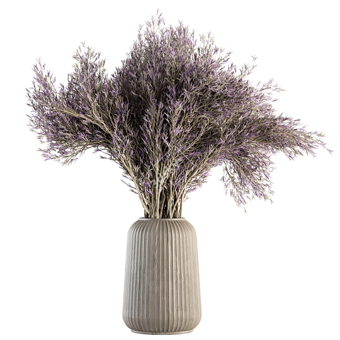 Fragrant Floral Delight - Dried Lavender 3D model image 1