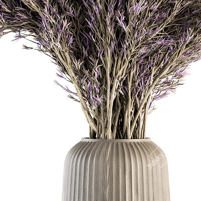 Fragrant Floral Delight - Dried Lavender 3D model image 4