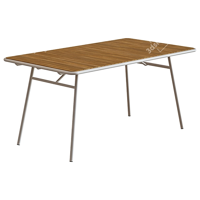 Minimalist Robyn Dining Table - 90x160cm 3D model image 1