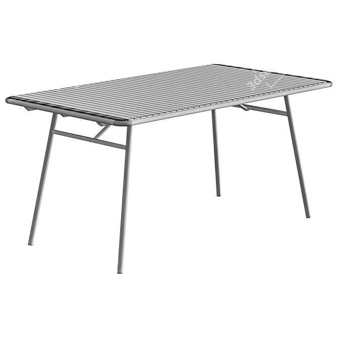 Minimalist Robyn Dining Table - 90x160cm 3D model image 2