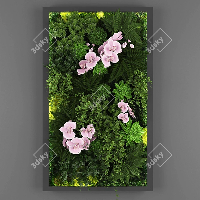 Vertical Garden Kit: Green Oasis 3D model image 1