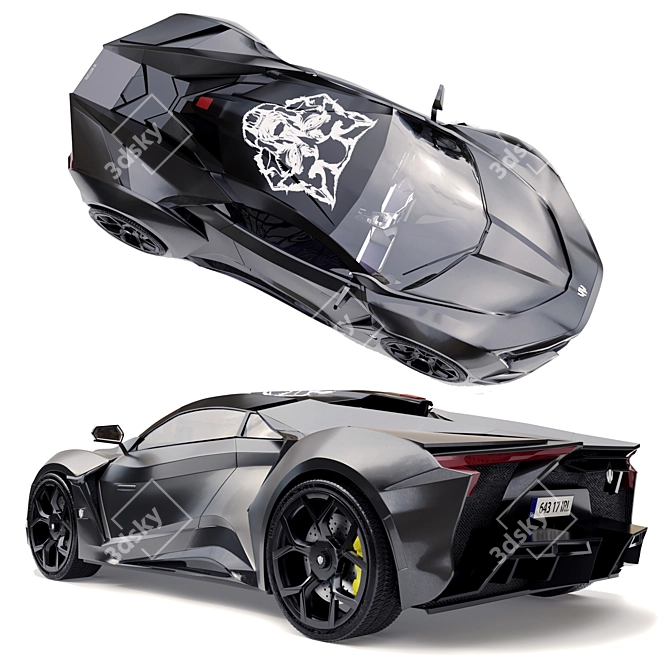 Fenyr Supersport: Ultimate 3D Model 3D model image 3