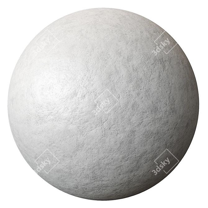 Seamless Plaster Texture Set 3D model image 4