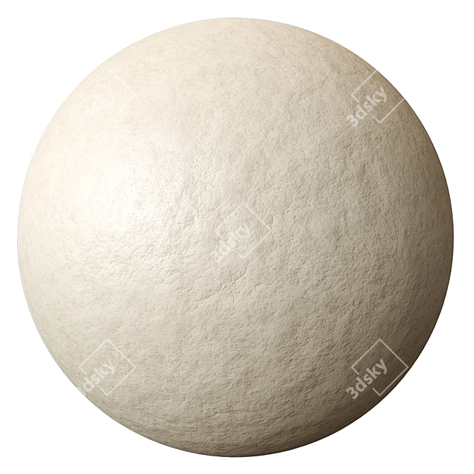 Decorative Plaster #108 - Seamless Textures & Material 3D model image 4