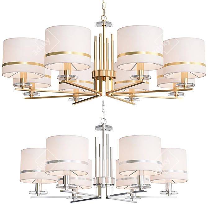 Stilfort Luxury Chandelier 3D model image 5