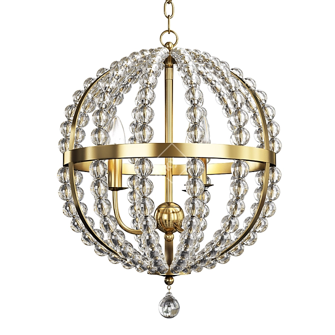 Elegant Roxy Chandelier - 2013 Edition 3D model image 1