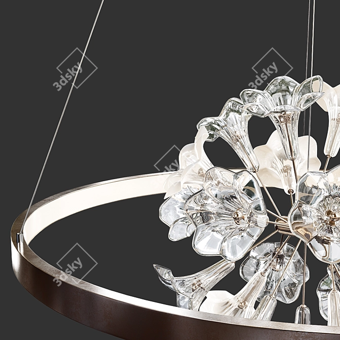 Elegant Clayton Chandelier - Stunning Lighting Fixture 3D model image 2